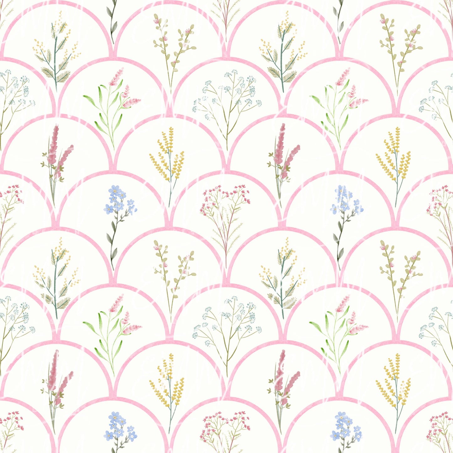 Grand Millennial & Toile – Design #11 | Seamless Digital File