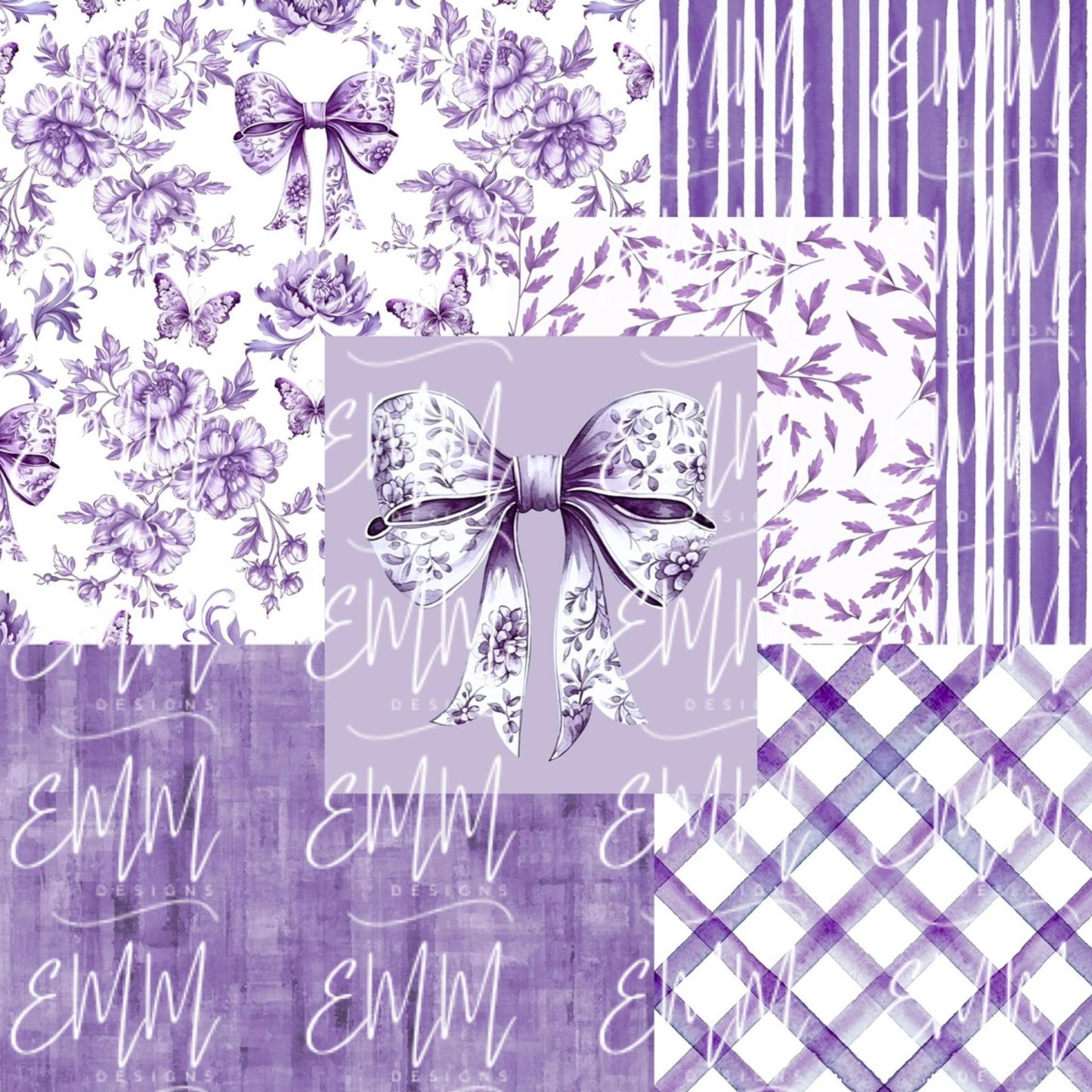 Grand Millennial & Toile – Design #5 | Seamless Digital File