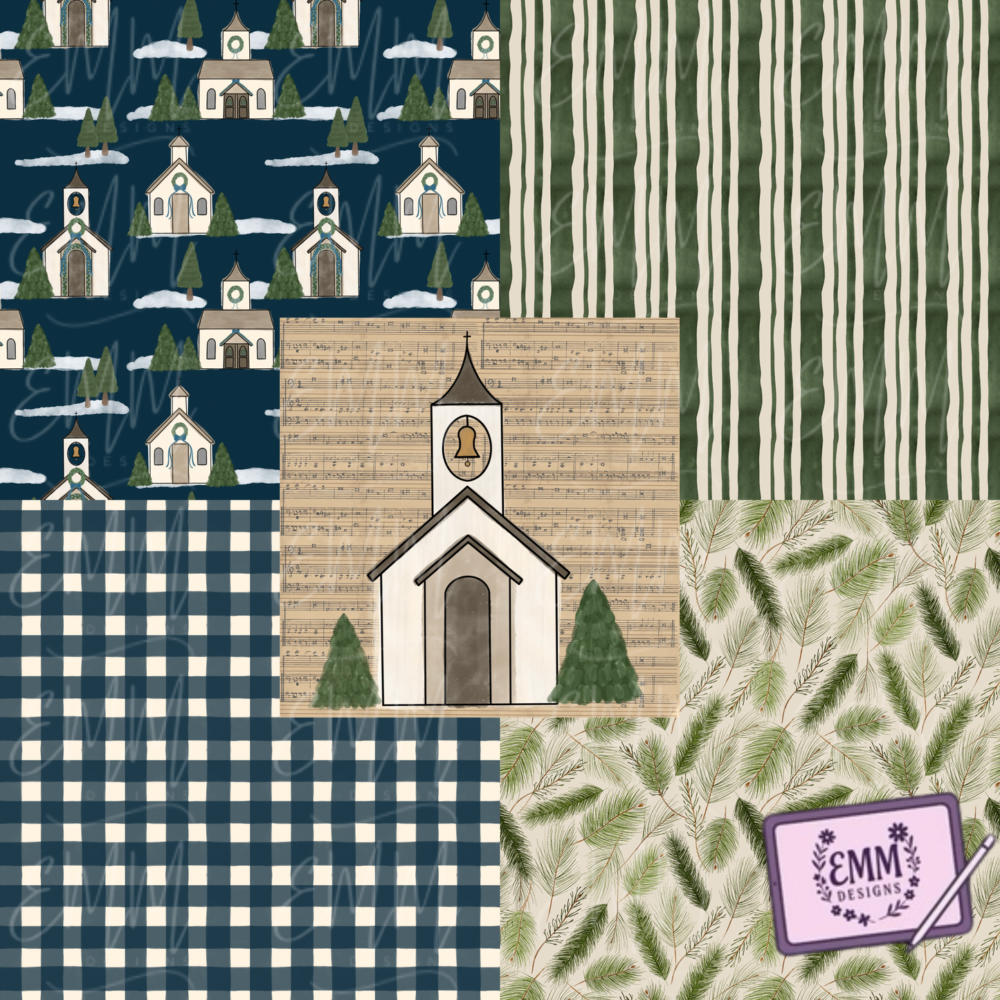Christmas – Design #39 | Seamless Digital Files