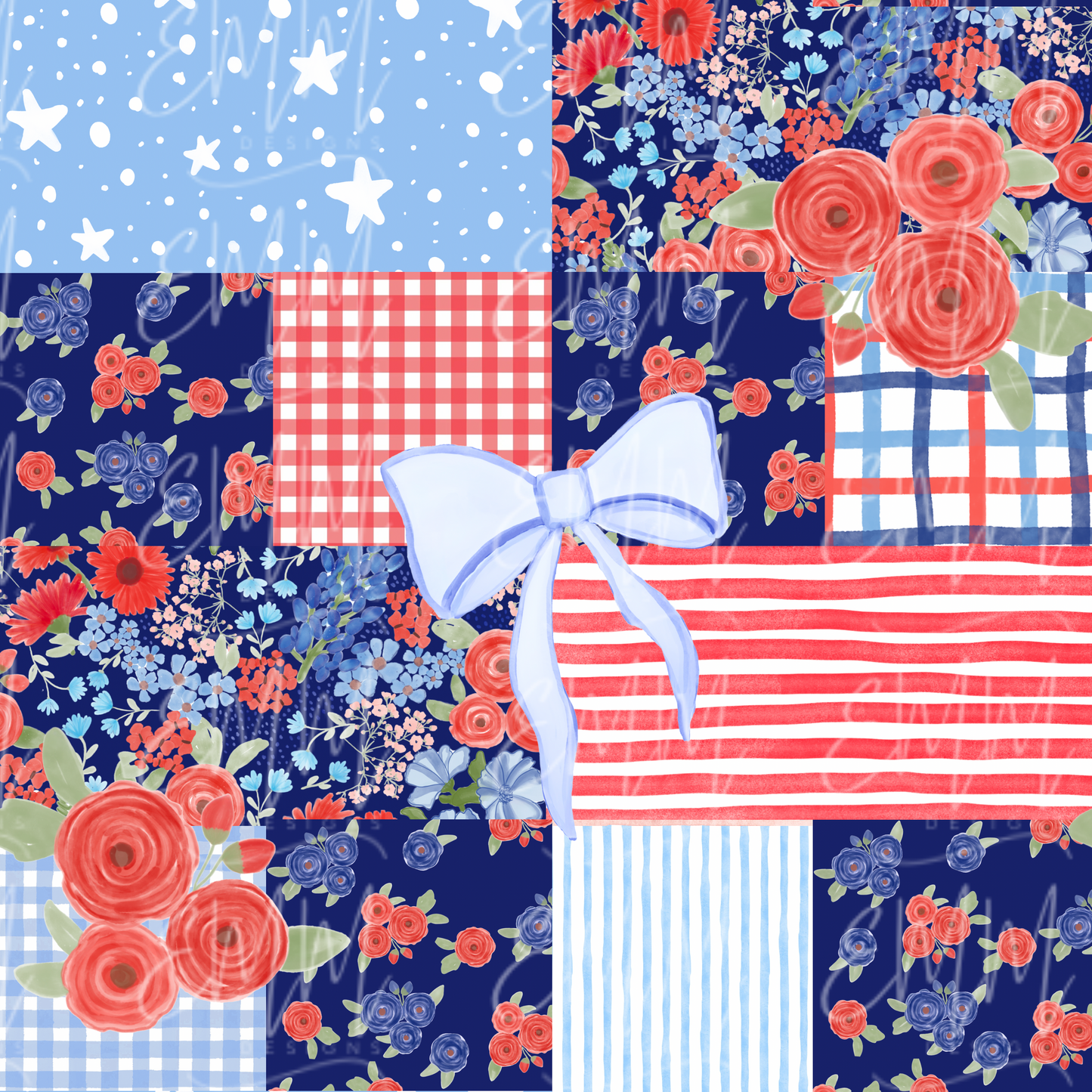 Patriotic – Design #21 | Seamless Digital File