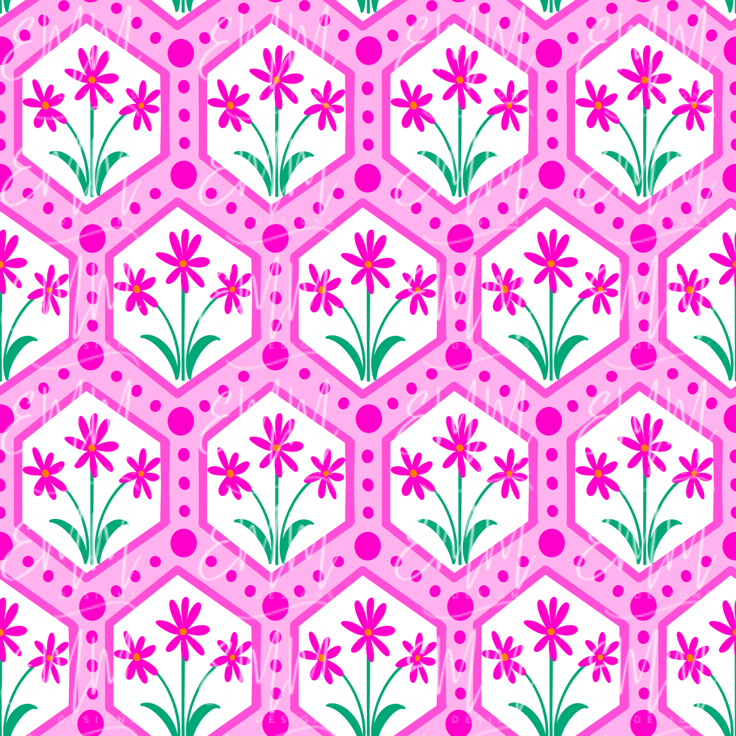 Florals – Design #3 | Seamless Digital File