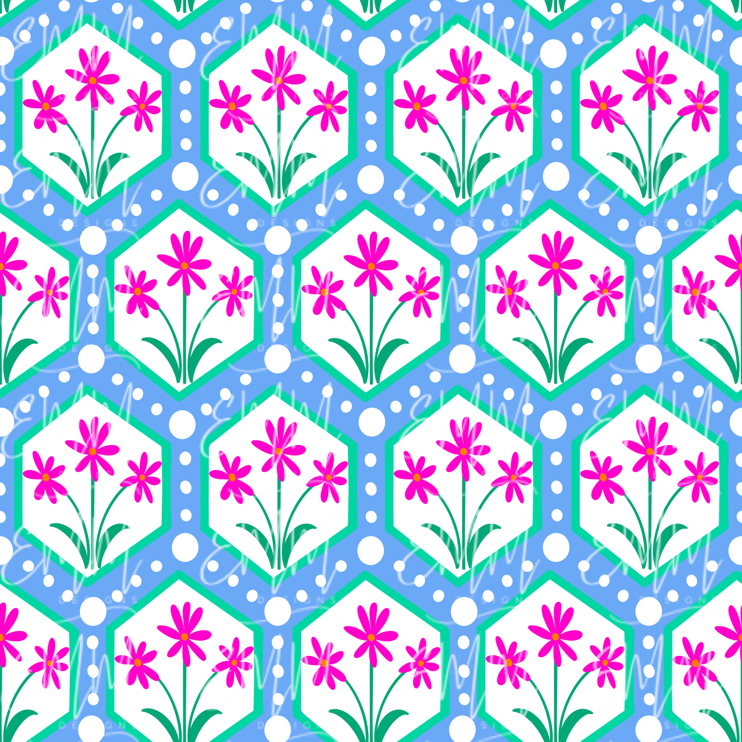 Florals – Design #4 | Seamless Digital File