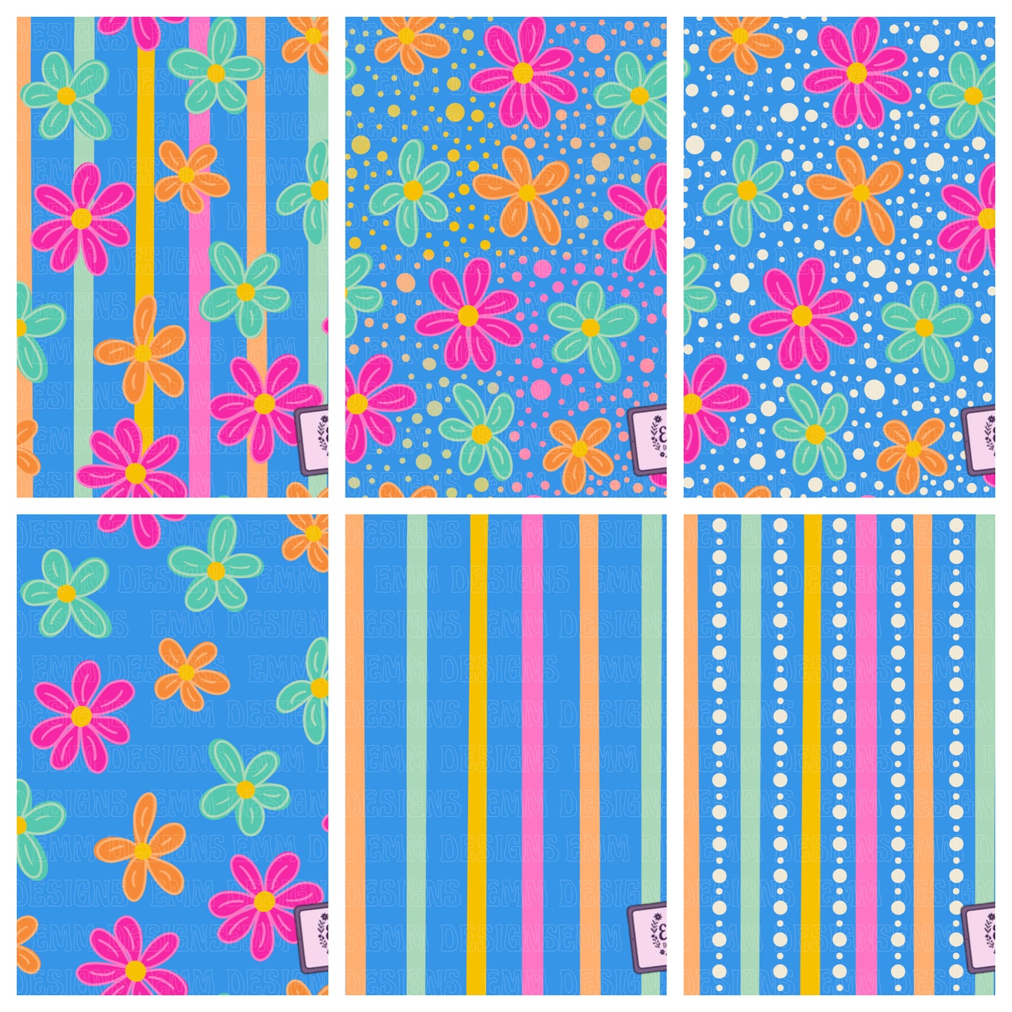 Summer Fun – Design #85 | Seamless Digital Bundle