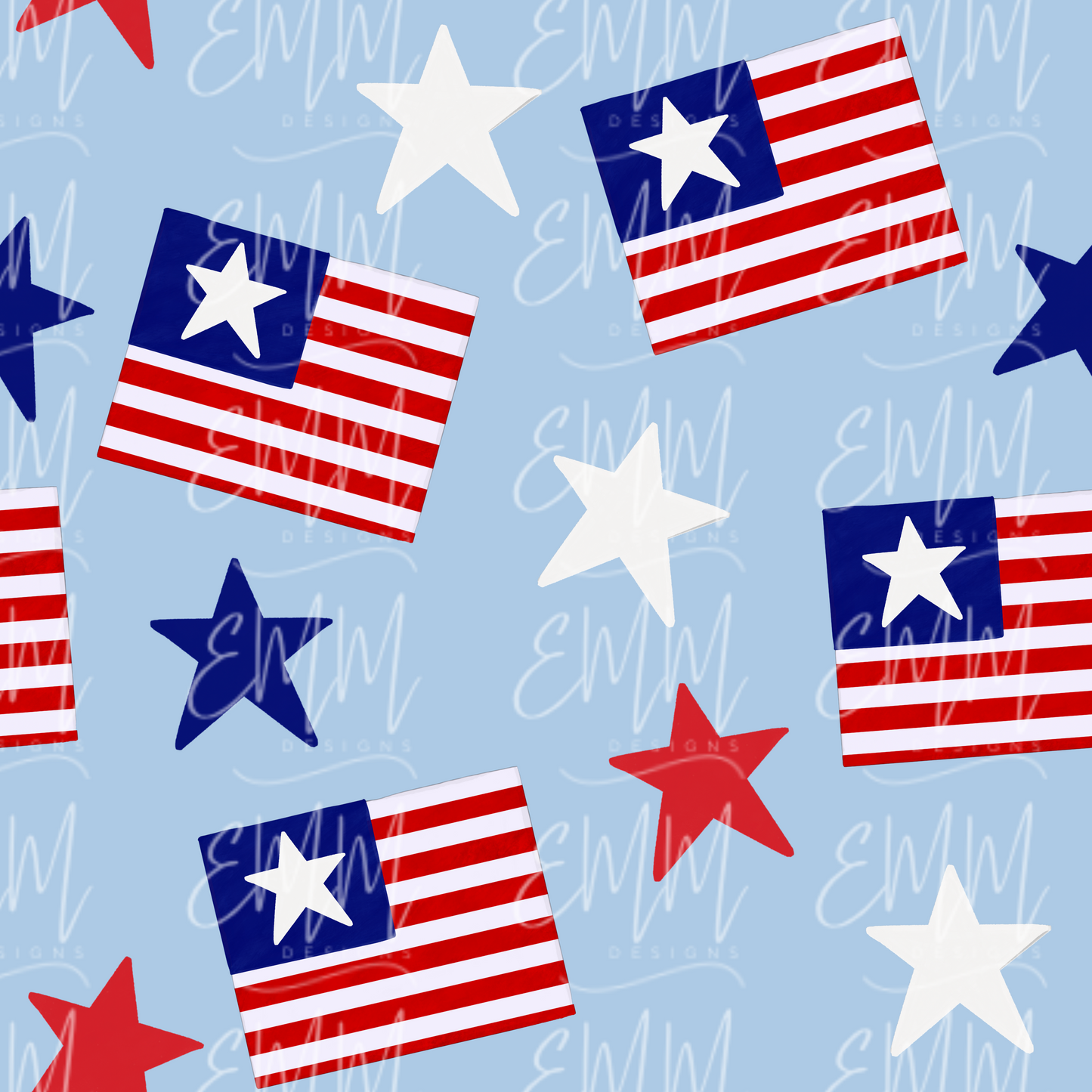 Patriotic – Design #12 | Seamless Digital File