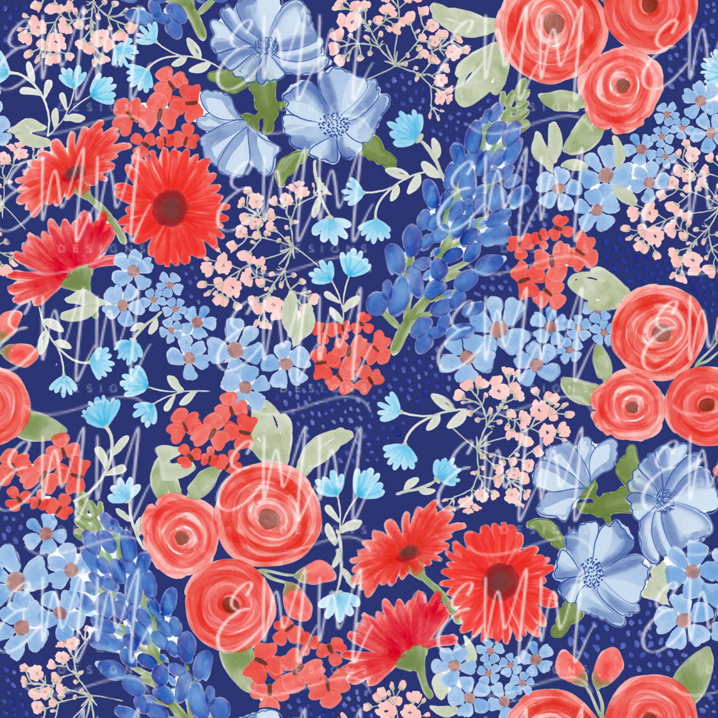 Patriotic – Design #19 | Seamless Digital File