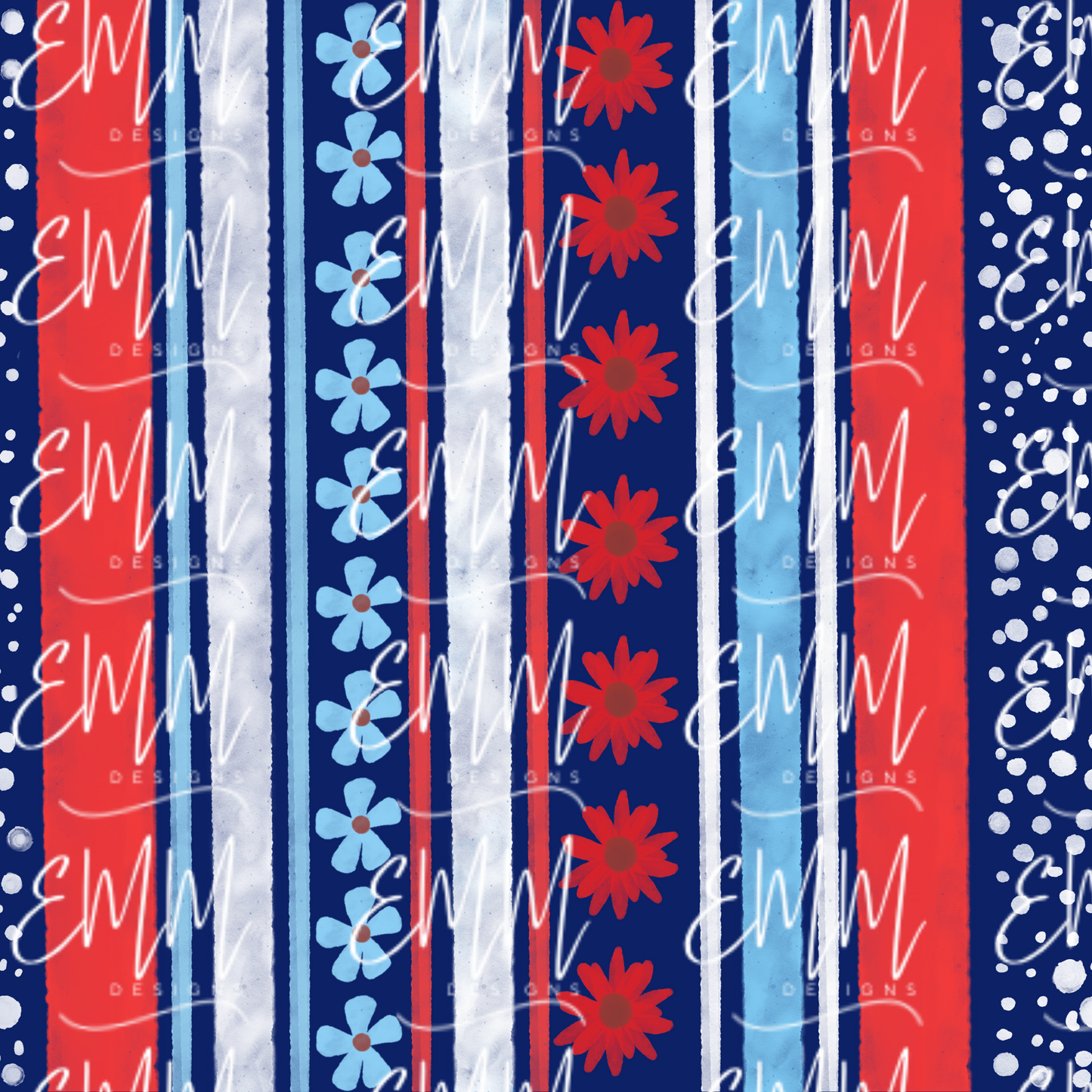 Patriotic – Design #28 | Seamless Digital File