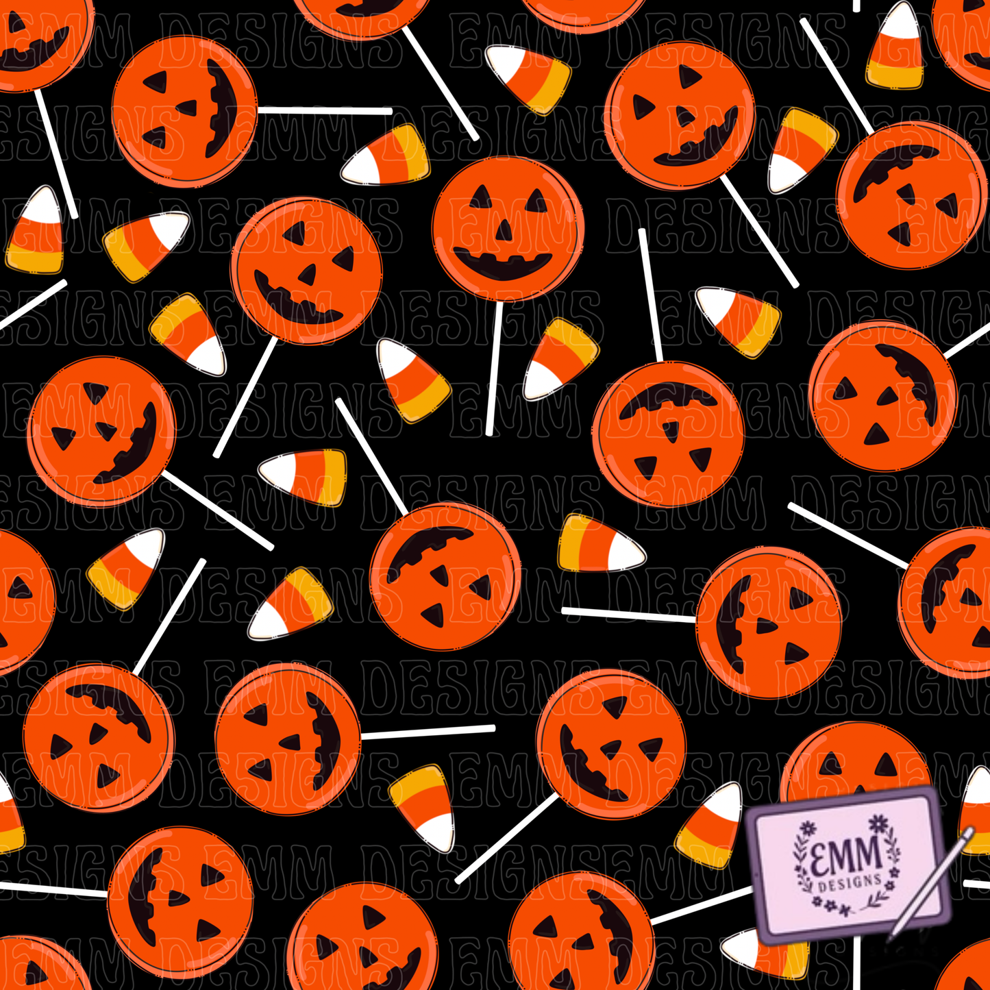 Halloween – Vivid Candy - Design #29 | Seamless Digital Files