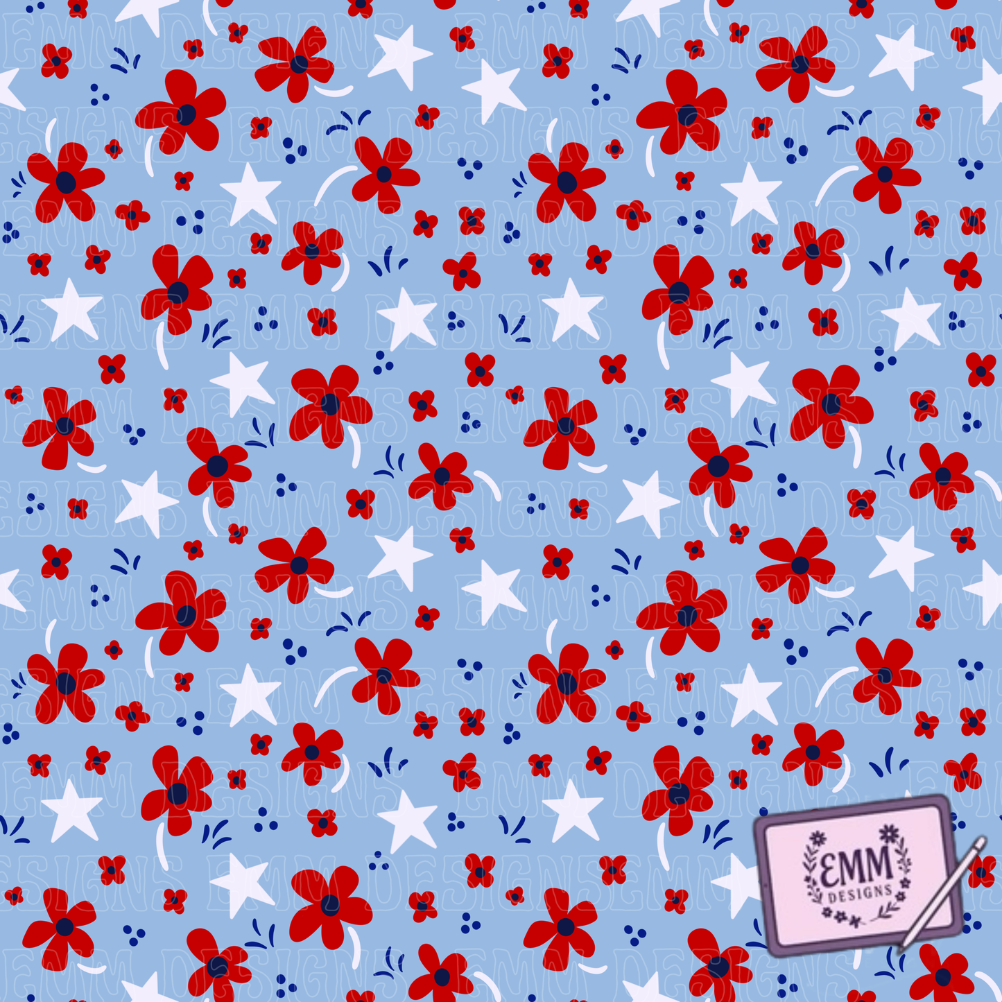 Patriotic – Design #78 | Seamless Digital File