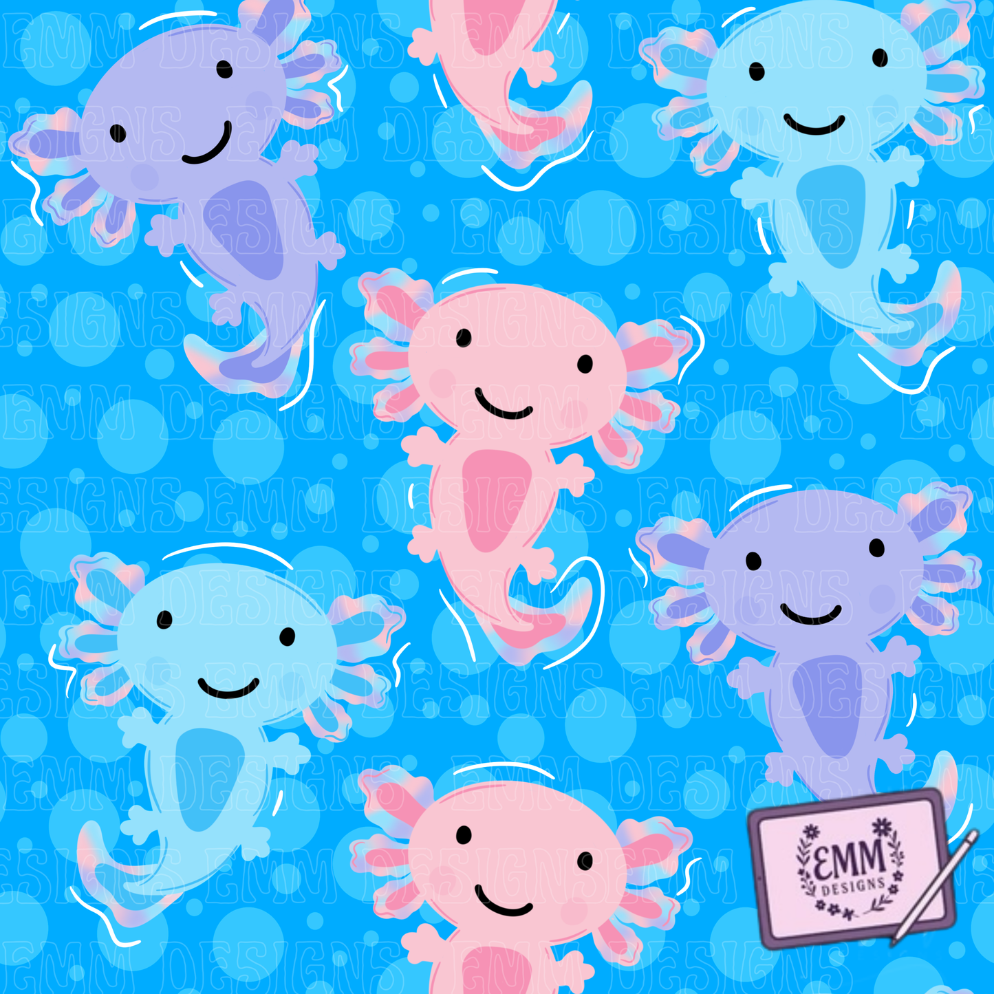Free File Friday - Axolotl Rainbow 2