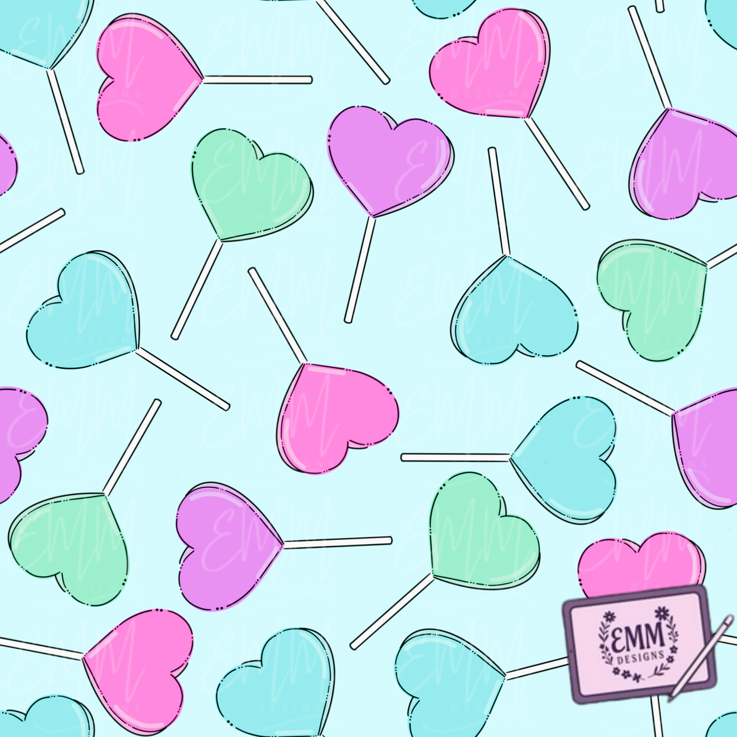 Free File Friday - Heart Lollipop - Design #52