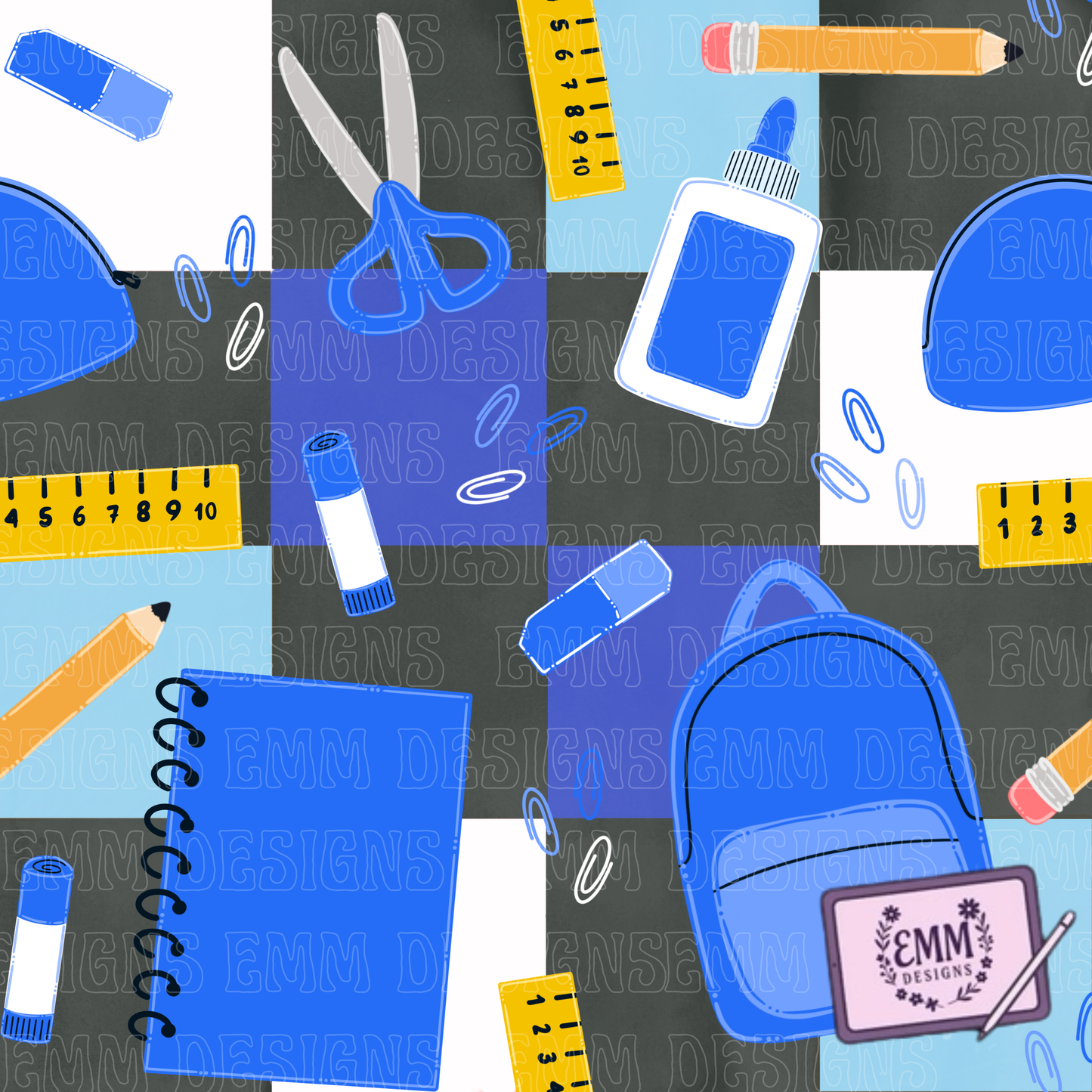 Back to School – Design #35 | Seamless Digital Files