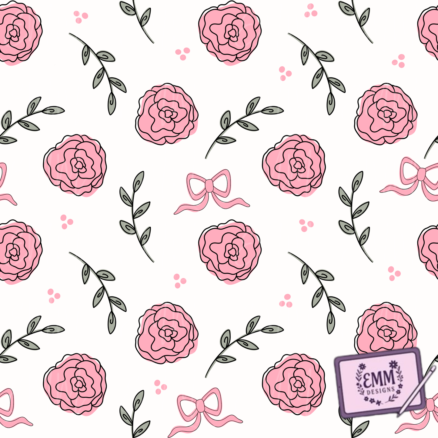General – Design #2 | Seamless Digital Files - Floral
