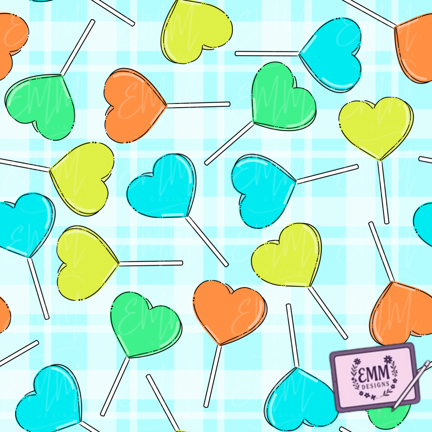 Free File Friday - Heart Lollipop - Design #51
