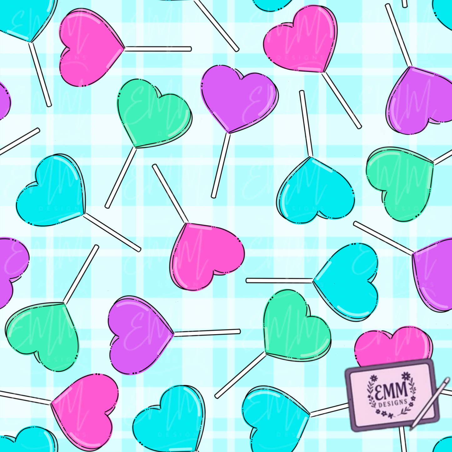 Free File Friday - Heart Lollipop - Design #55