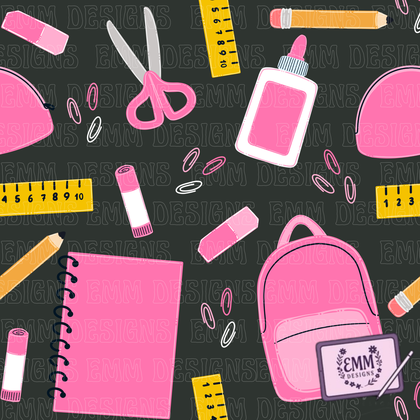 Back to School – Design #36 | Seamless Digital Files