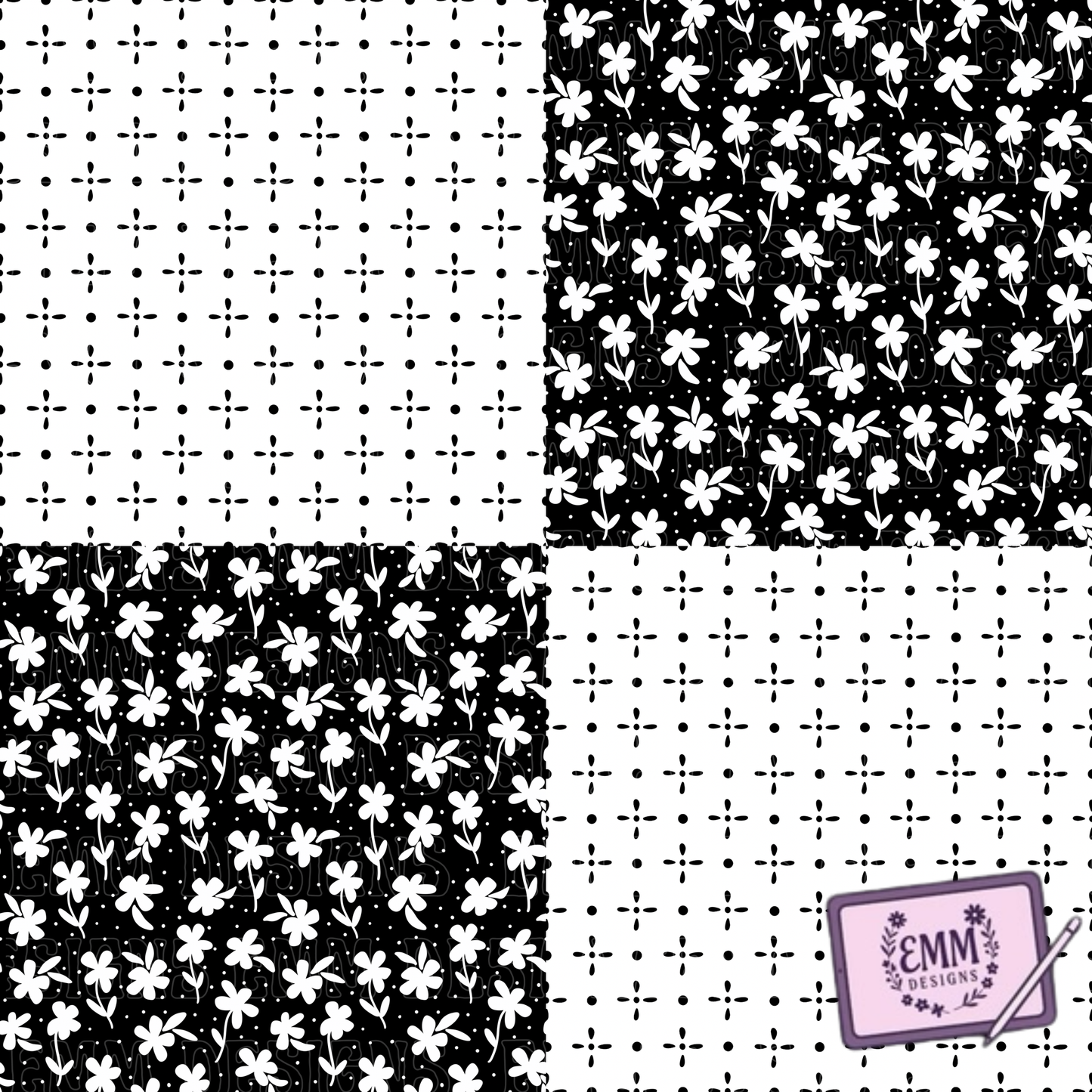 Florals – Design #68 | Seamless Digital Files