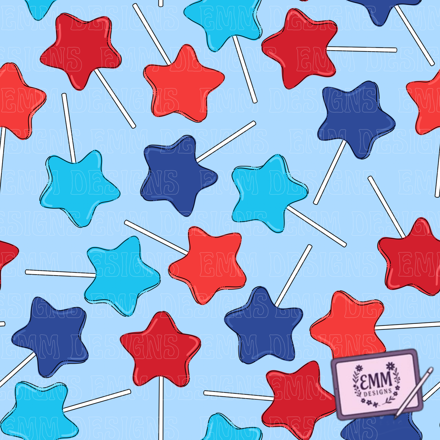 Free File Friday - Patriotic Lollipop - 1