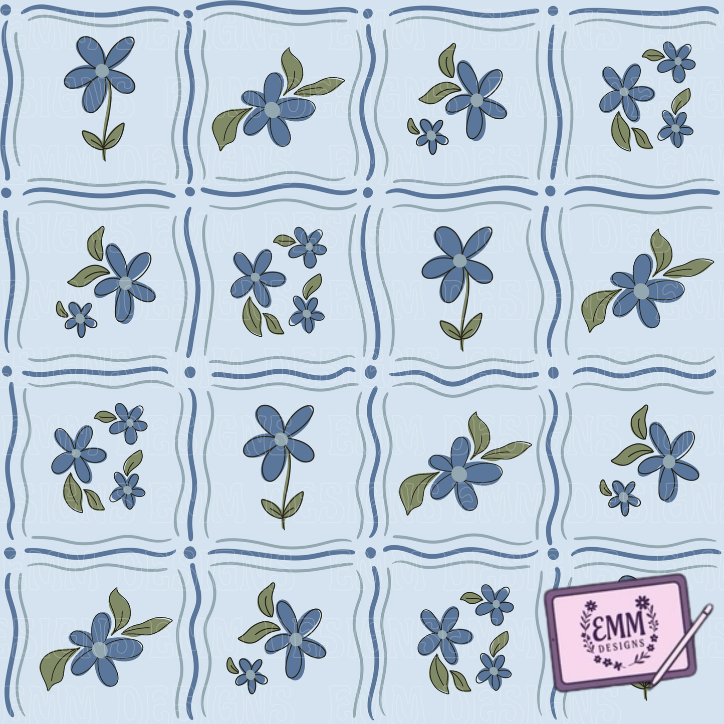 Spring – Design #27 | Seamless Digital Files