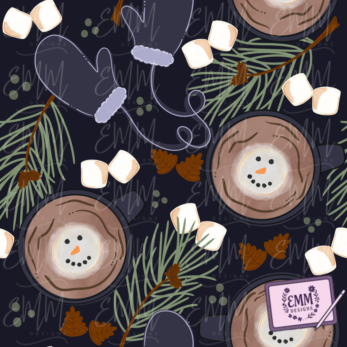 Free File Friday - Hot Cocoa - Design #38