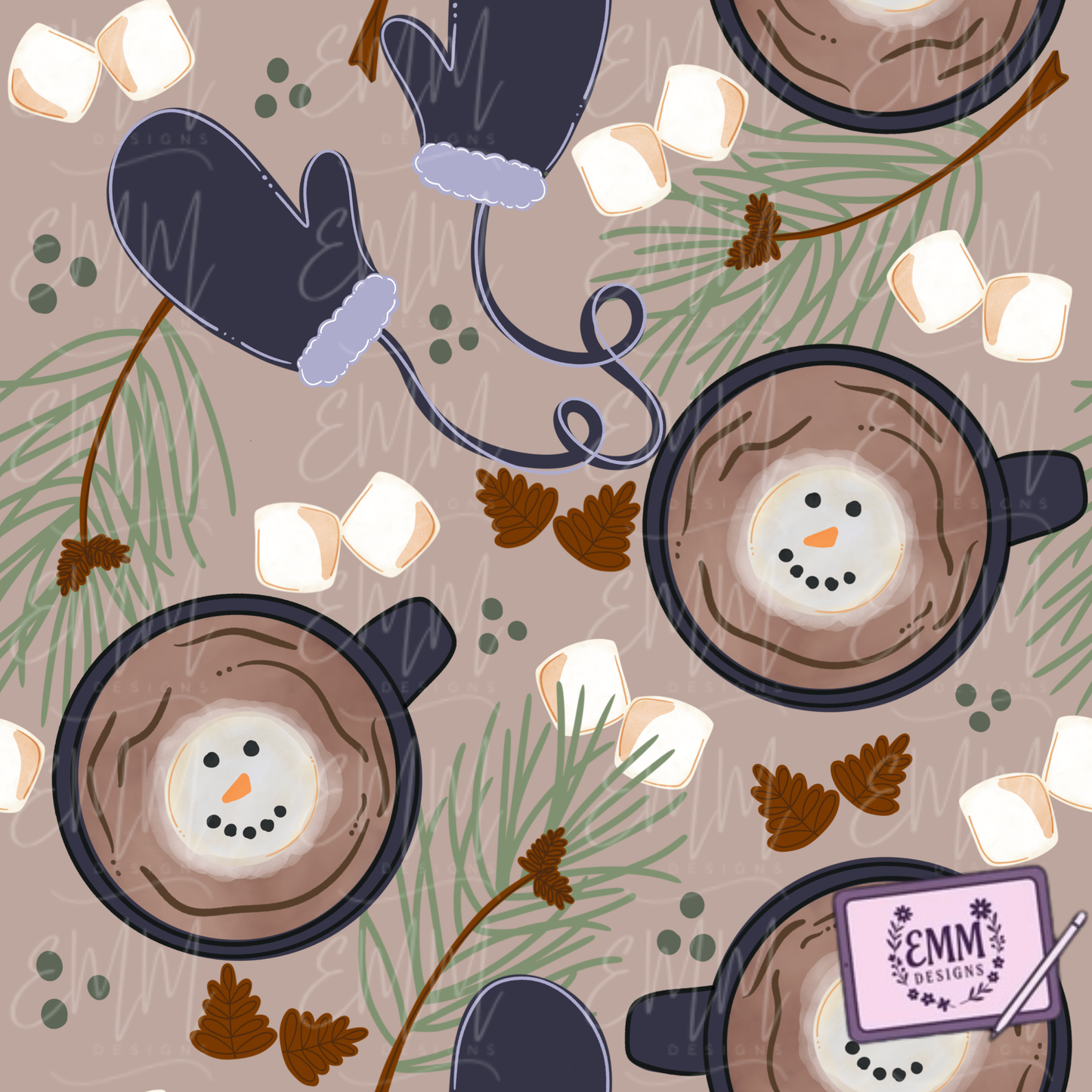 Free File Friday - Hot Cocoa - Design #39