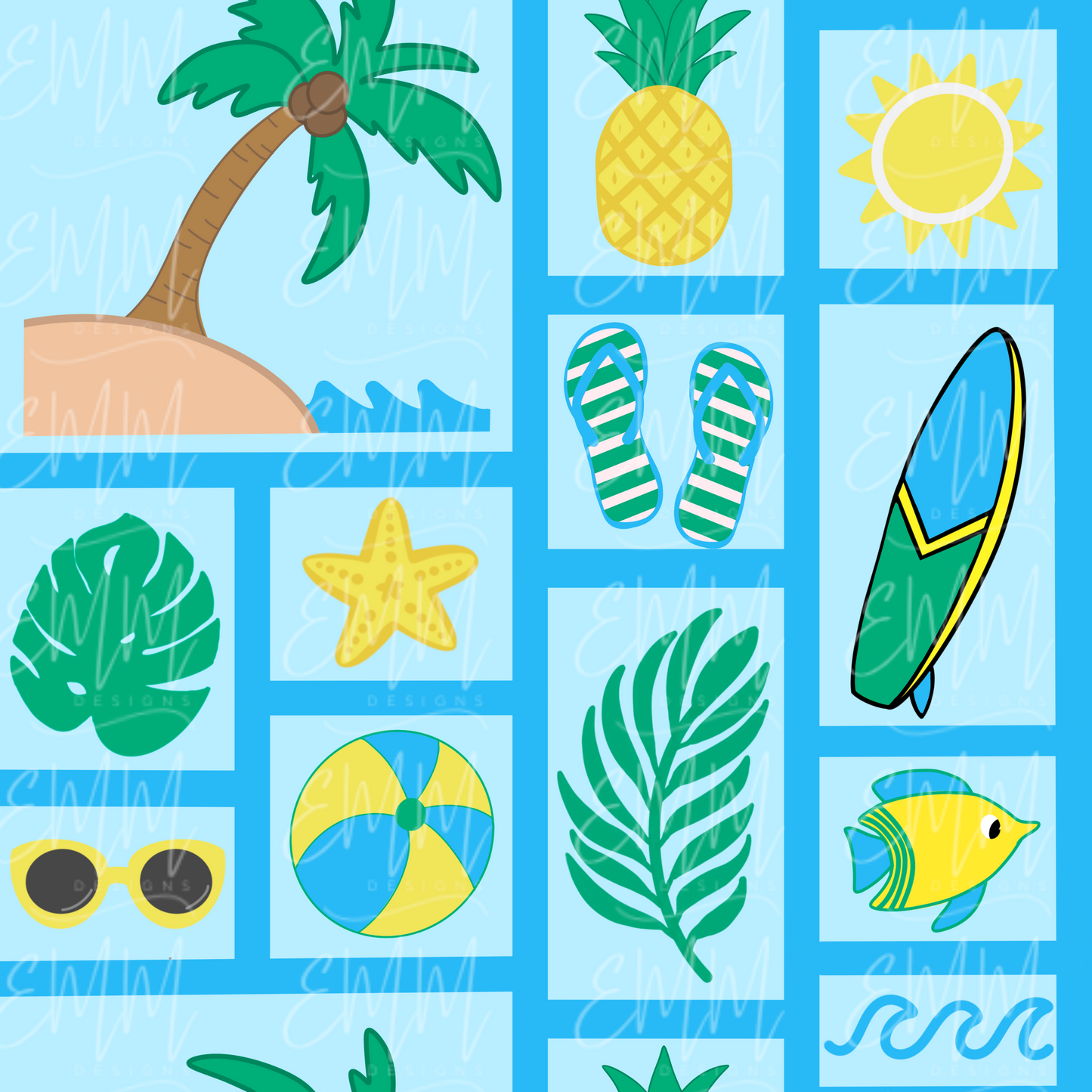 Summer Fun – Design #51 | Seamless Digital File