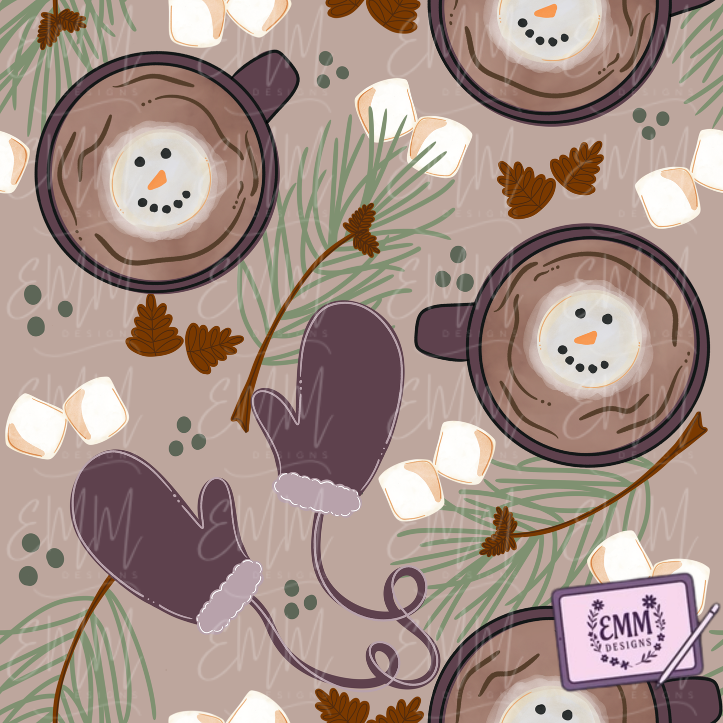 Free File Friday - Hot Cocoa - Design #36