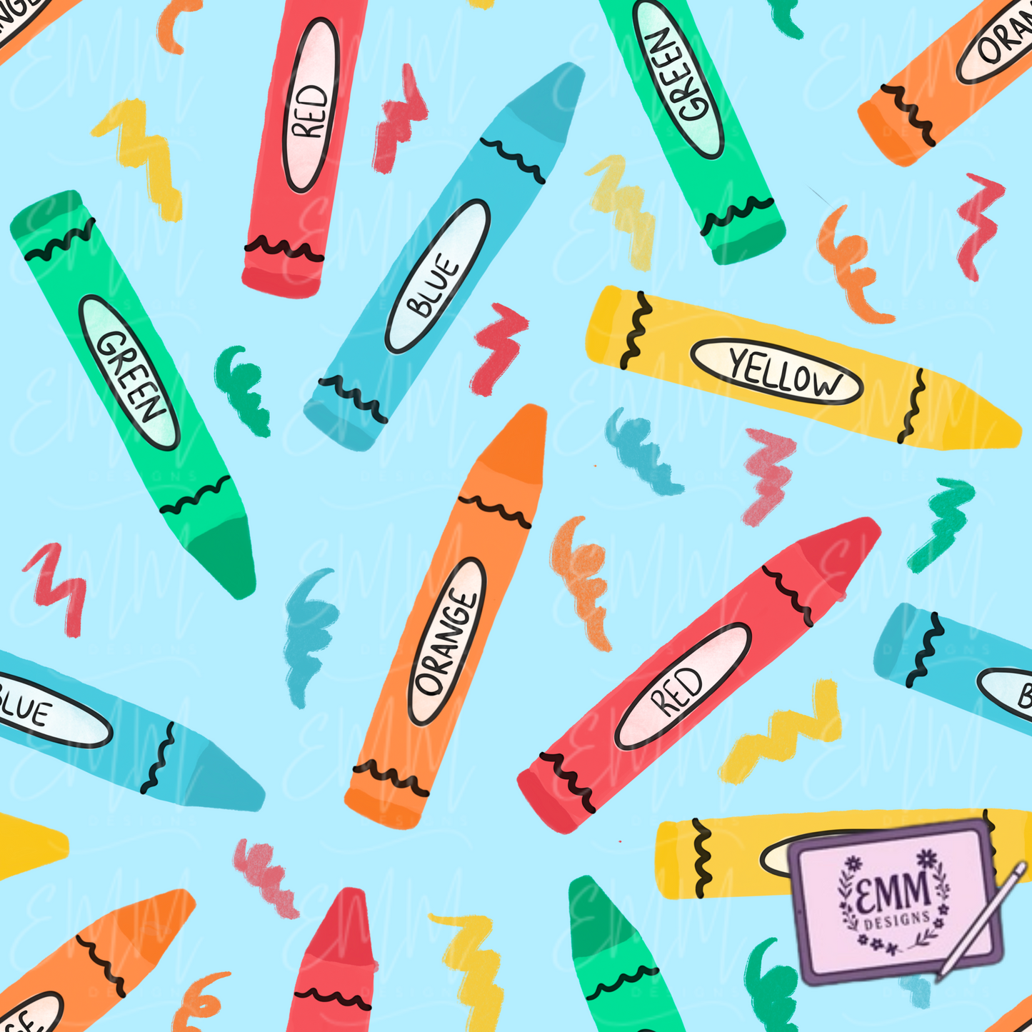 Back to School – Design #5 | Seamless Digital Files