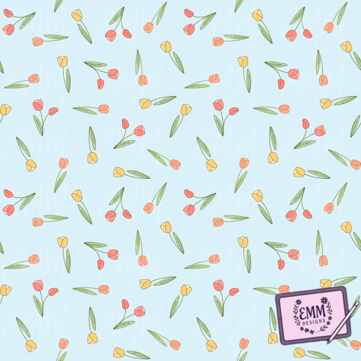 Spring – Tulips #1 | Seamless Digital Files