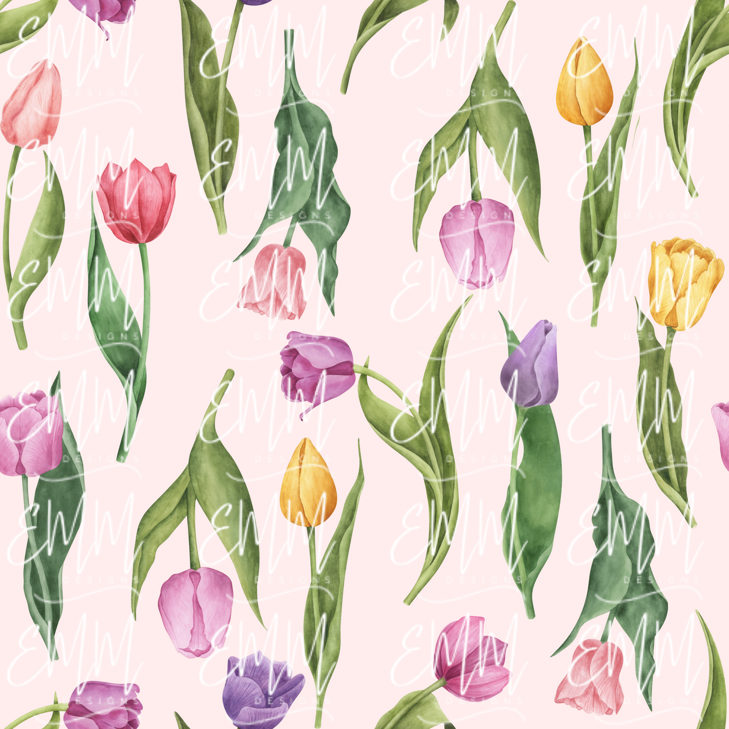 Spring – Tulips #3 | Seamless Digital Files
