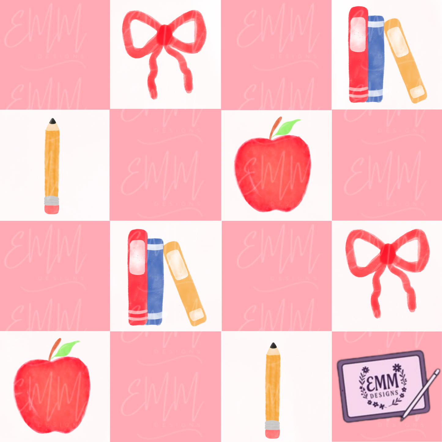 Back to School – Design #4 | Seamless Digital Files
