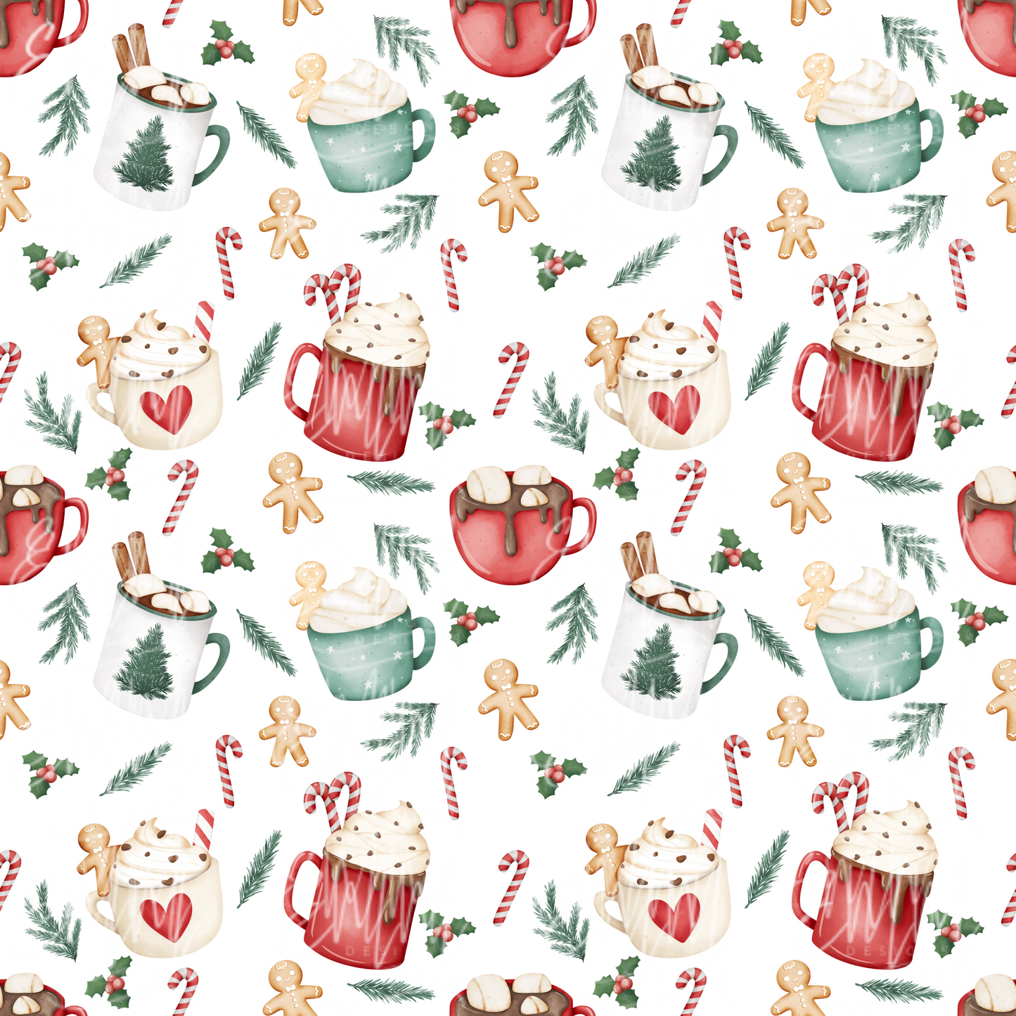 Christmas – Design #23 | Seamless Digital Files