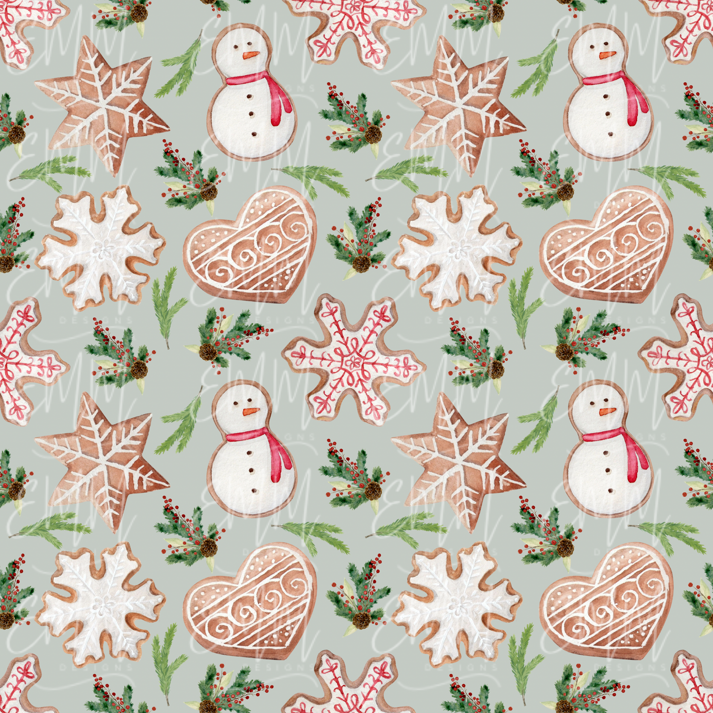 Christmas – Design #21 | Seamless Digital Files
