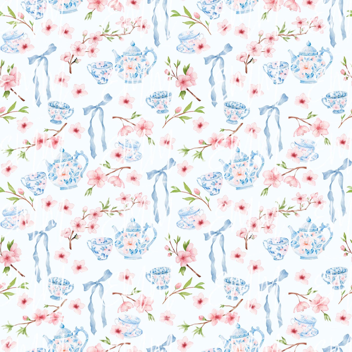 Grand Millennial & Toile – Design #13 | Seamless Digital File