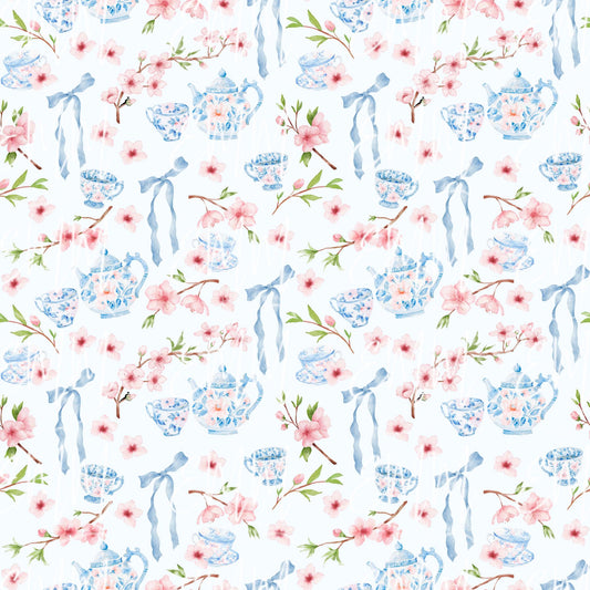 Grand Millennial & Toile – Design #13 | Seamless Digital File