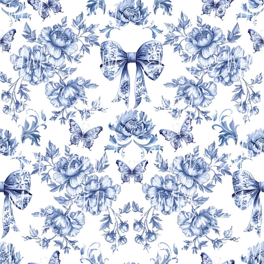 Grand Millennial & Toile – Design #1 | Seamless Digital File