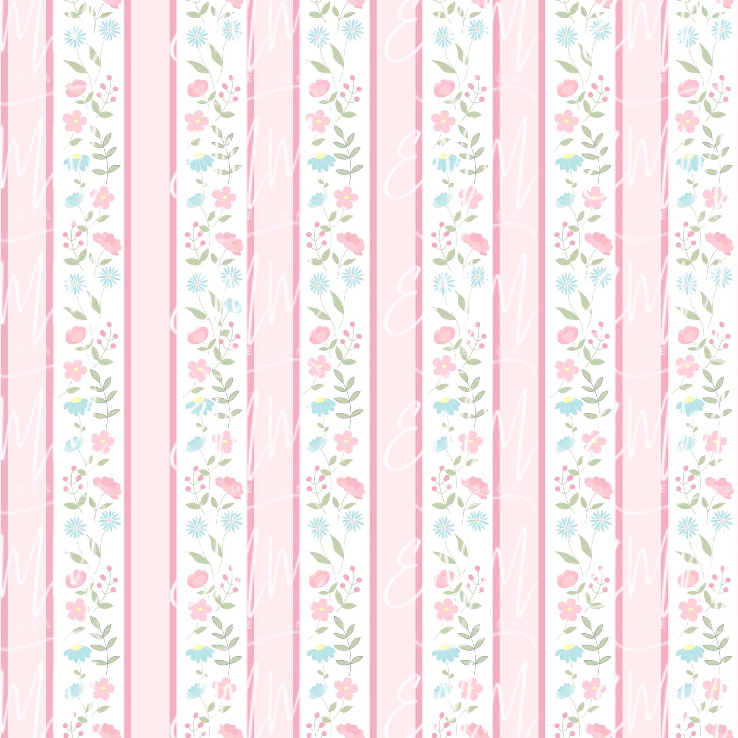 Grand Millennial & Toile – Design #16 | Seamless Digital File