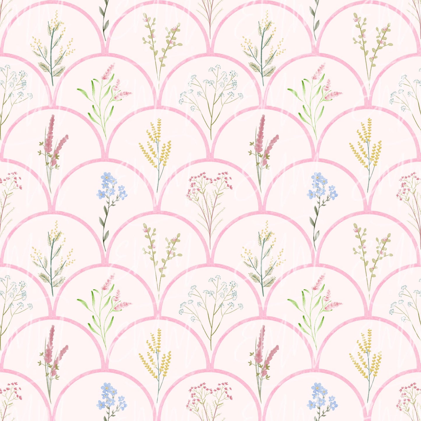 Grand Millennial & Toile – Design #12 | Seamless Digital File