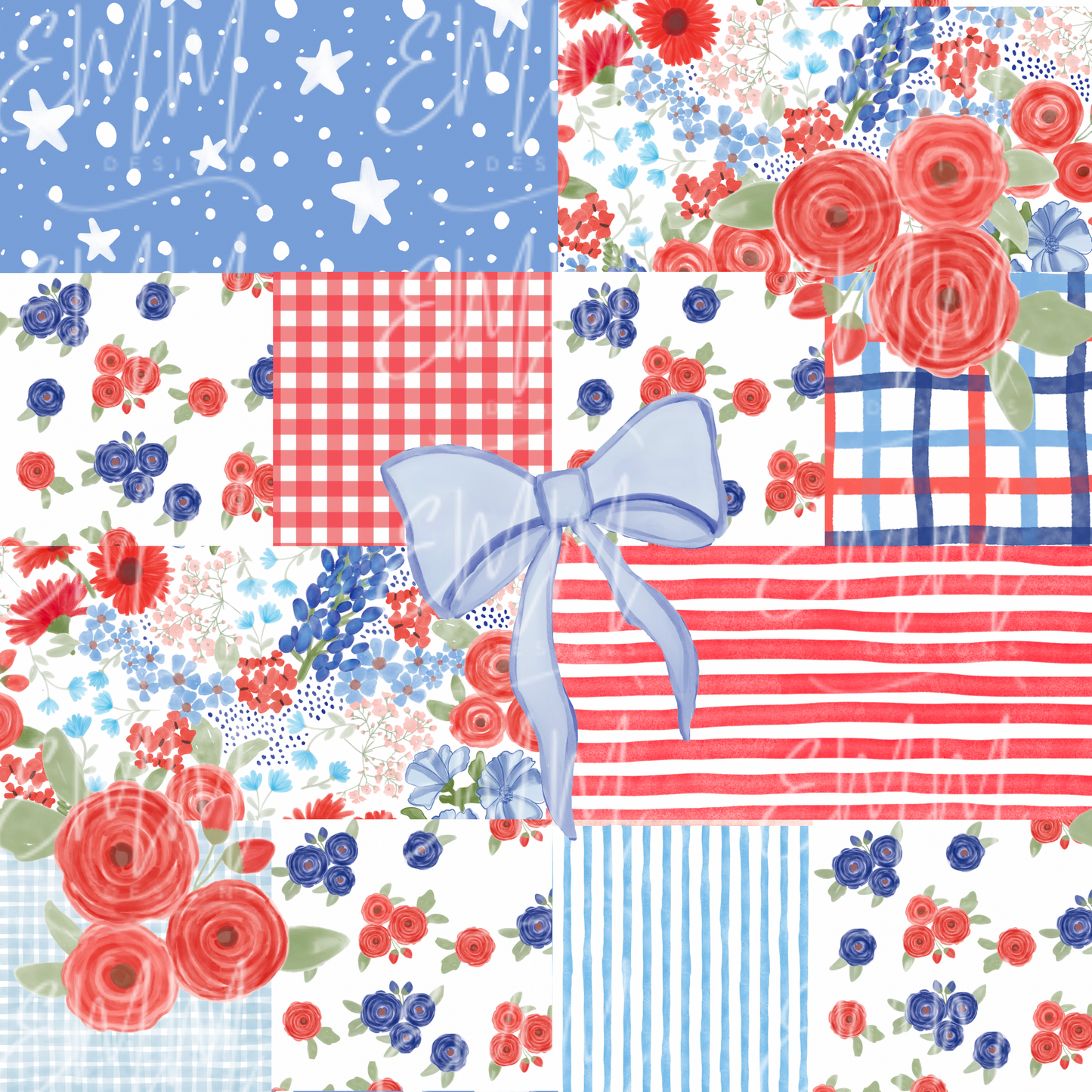 Patriotic – Design #20 | Seamless Digital File