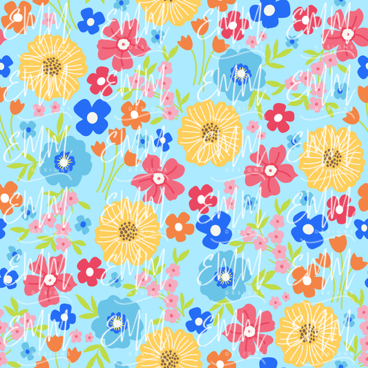 Florals – Design #11 | Seamless Digital File