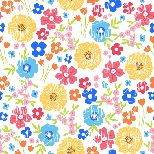 Florals – Design #12 | Seamless Digital File