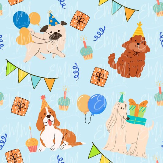 Free File Friday - Birthday Dogs