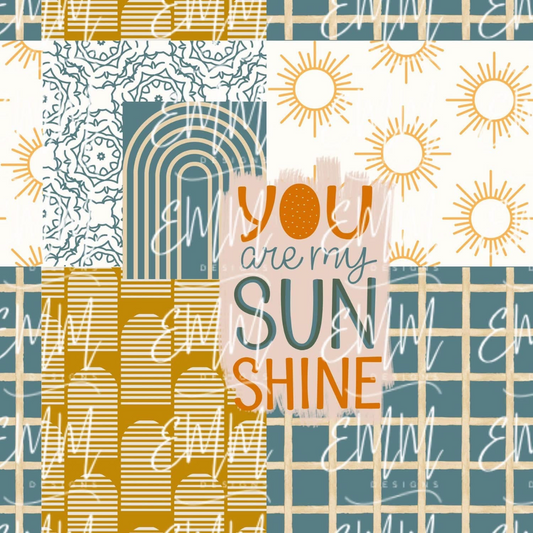 General – Design #11 | Seamless Digital Files - You Are My Sunshine