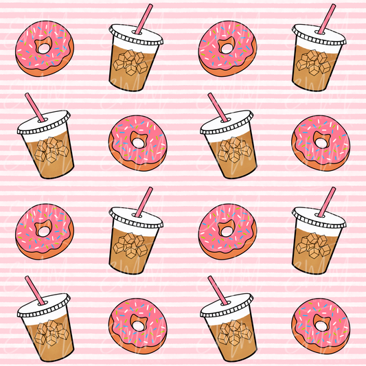 Free File Friday - Coffee and Donuts -  Design #2