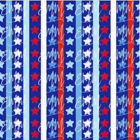Patriotic – Design #6 | Seamless Digital File