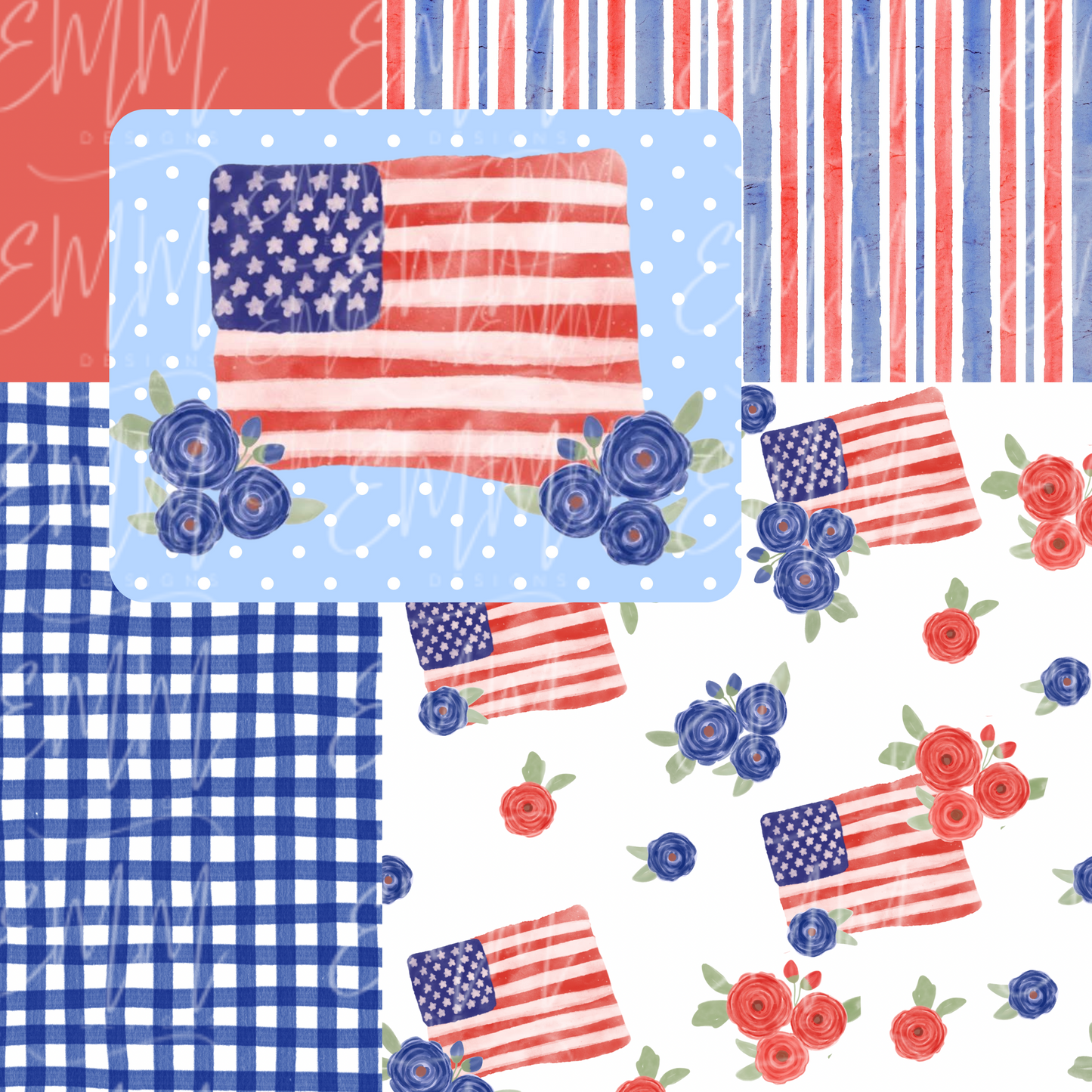 Patriotic – Design #17 | Seamless Digital File