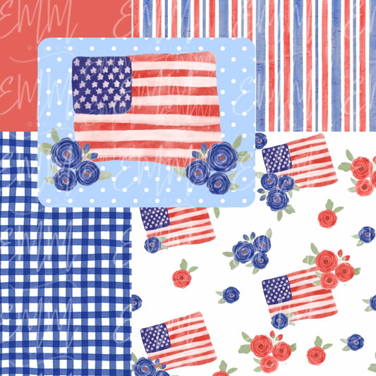 Patriotic – Design #17 | Seamless Digital File