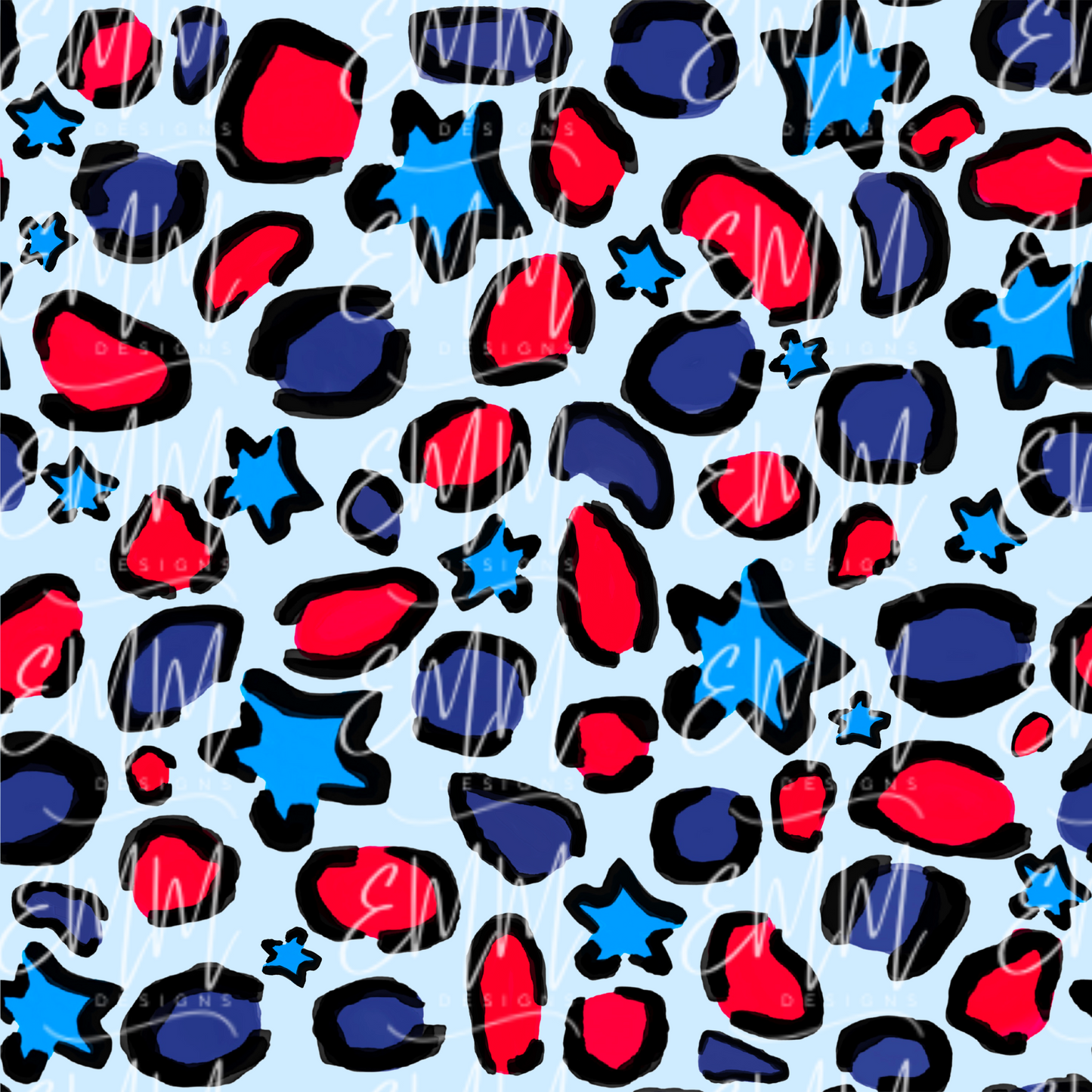 Patriotic – Design #1 | Seamless Digital File