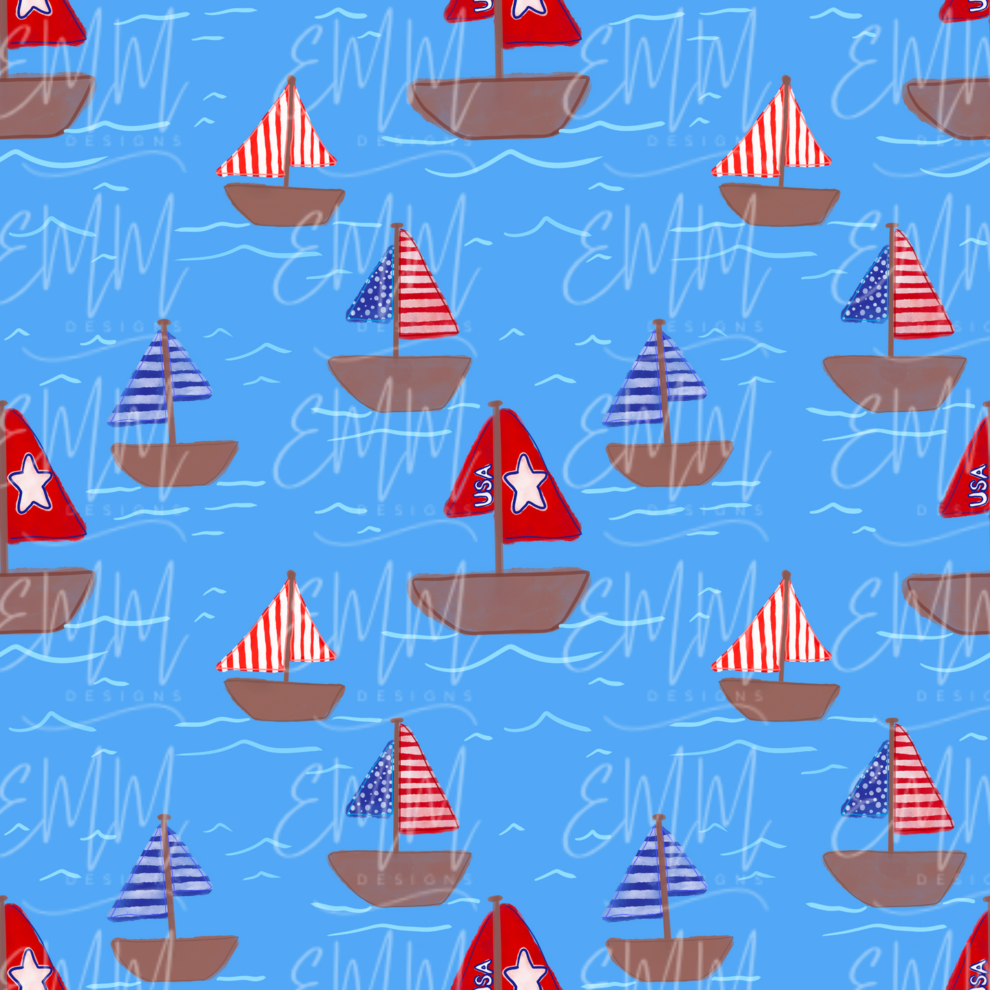 Patriotic – Design #10 | Seamless Digital File