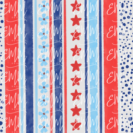 Patriotic – Design #25 | Seamless Digital File