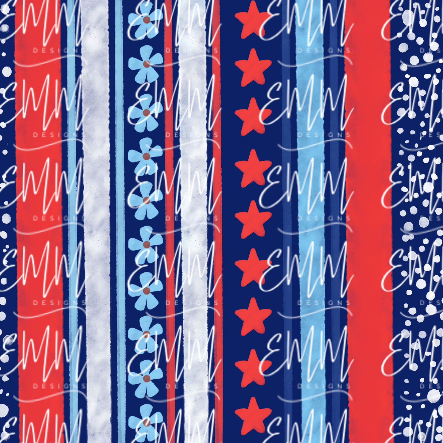 Patriotic – Design #26 | Seamless Digital File